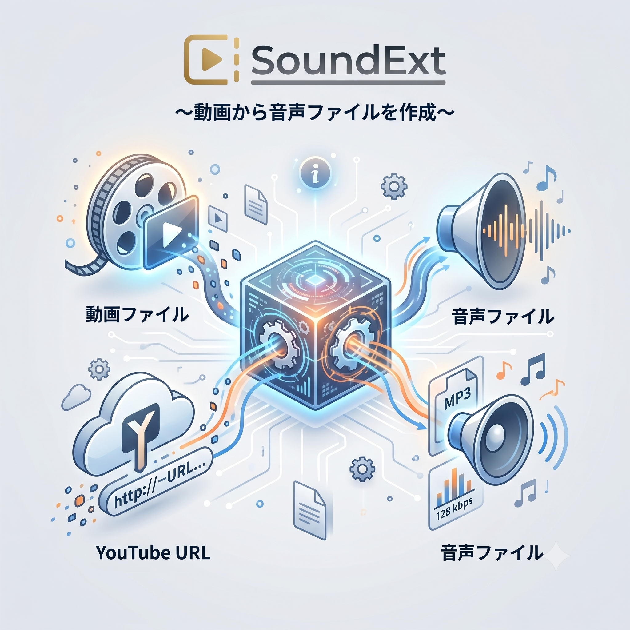 SoundExt（音声データ抽出ツール） のイメージ